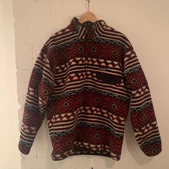 Vintage Patagonia Men's Synchilla Snap-T Fleece Pullover - Picture 1 of 5